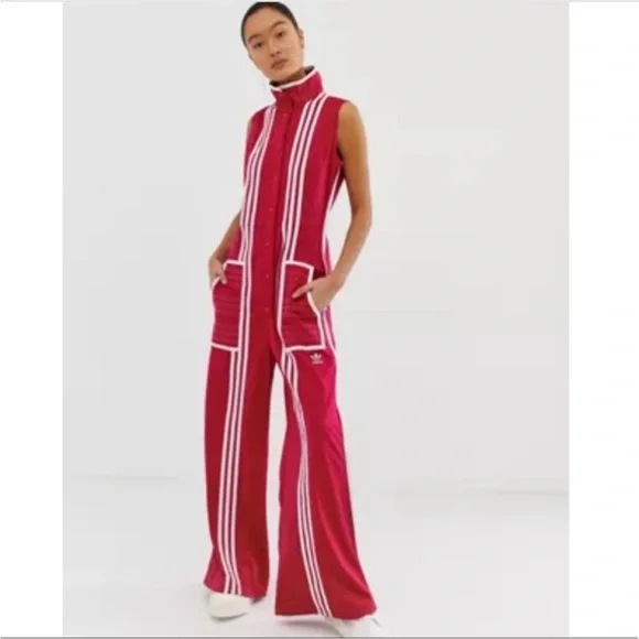 adidas Originals Red Jumpsuit - Picture 16 of 16